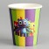 Single -paper glass "Happy Birthday", 250 ml