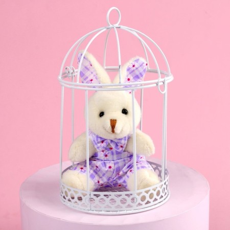 Soft toy "Beautiful Bunny", Bunny, Mix Colors-4