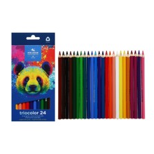 Pencils Jumbo 24CV K-I-N 3144 Triocolor Bear, thickening, trihedral, cards/UP