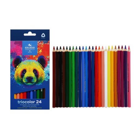 Pencils Jumbo 24CV K-I-N 3144 Triocolor Bear, thickening, trihedral, cards/UP