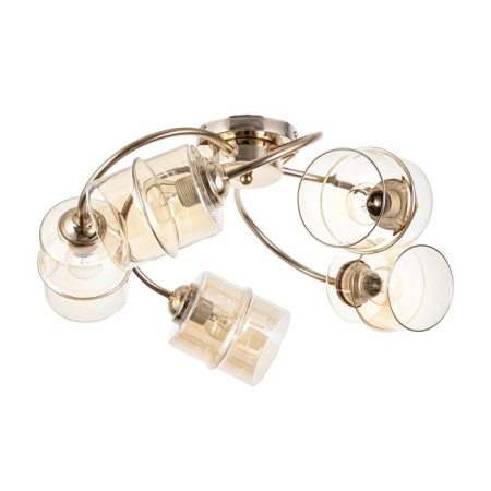 Fox chandelier 5he27 40W gold 58x58x27 cm
