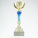 Cup 132A, award figure, gold, stamp stone, 28 × 10 × 9 cm.