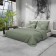 Pillowcase 220s Ethel 70*70 cm, central oliv, satin, 100% cotton