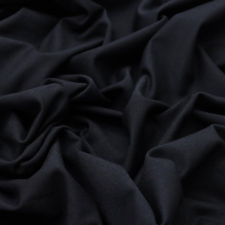 Cost -colored fabric is smooth -colored, width 160 cm, black color