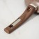 Granite Brown pan, d = 22 cm, plastic handle, anti -stick coating, brown color