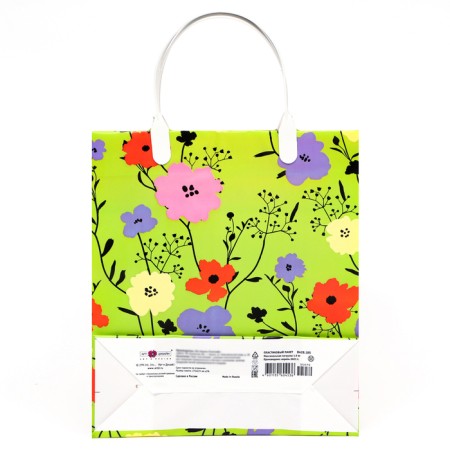 Package "Flowers", 140 μm, soft plastic, 25 x 22.5 x 9 cm-1
