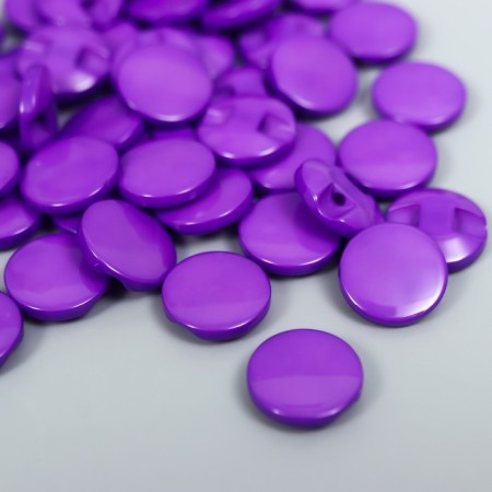 Buttons plastic on the midnight "Kruglyash violet 1.3x1.3 cm set 50 pcs 2x5x5.5 cm
