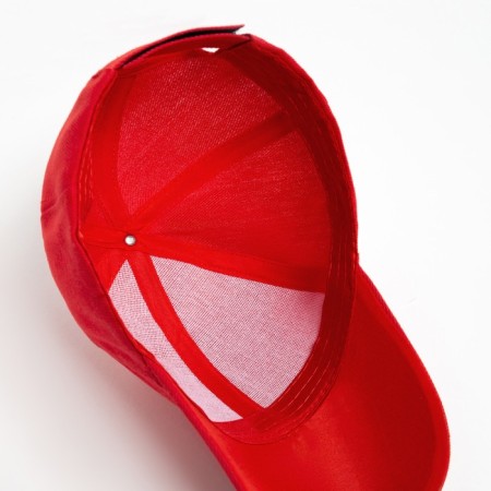 Monophone baseball cap, size 58, red color-6
