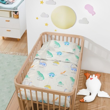 Board "Baby I" dinosaurics 112*143 cm, 60*120+20 cm, 40*60 cm, calico 125 g/m2, hl 100%