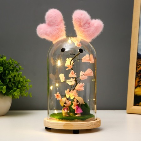 Nightlight "Romance" LED from batteries 3xlr44 mix 11x11x25 cm Risalux-2