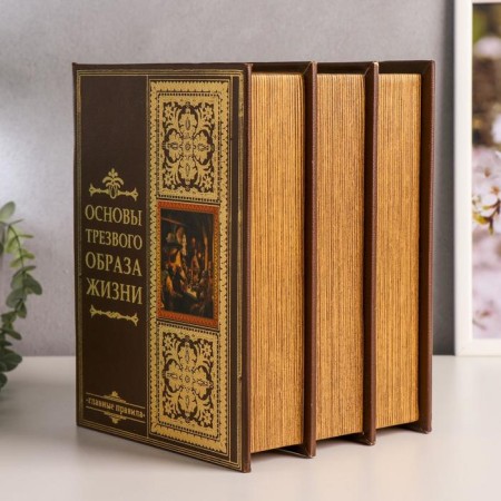 Safe-book a multi-volume "Fundamentals of a sober lifestyle" 25x19x16.5 cm-1