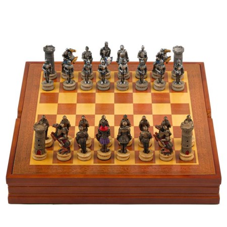 Chess souvenir "Crusade", h king-8 cm, h Paraks-6.5 cm, 36 x 36 cm