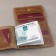 Z-907-40 purse with a clamp Z-933, brown light. Pulap - 40