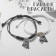 Bracelets "Demetrons" diamonds, black and white color, l = 12.5 cm
