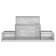 Chancellery trifle stand 4 compartments, metal mesh, color gray color