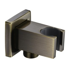 Connection for the shower hose Wasserkraft A109, a holder for a watering can, brass, bronze