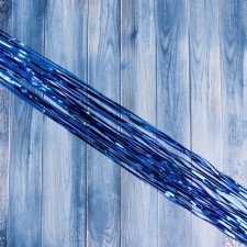 New Year's rain blue 75mm*1.5m
