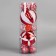 Set of balls plastic D-5 and 12 cm, 14 pcs "Carnival" Red-White