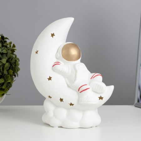 Cosmonaut's table lamp E14 40W white 11x20x25 cm