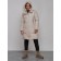 Coat insulated winter feminine, size 48, color light gray