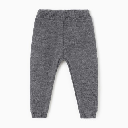 Pants (rates) Children's knitted minku, gray color, height 68-74 cm-6