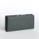 Women's wallet on magnet, green color