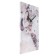 Carty watch is wall-mounted, interior "white marble", 35 x 60 cm, on canvas, silent