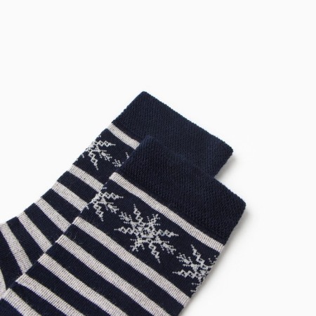 Women's socks, blue color, size 23-1