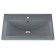 Sink uperwood Foster Quartz, quartz, 60 cm, gray matte, concrete