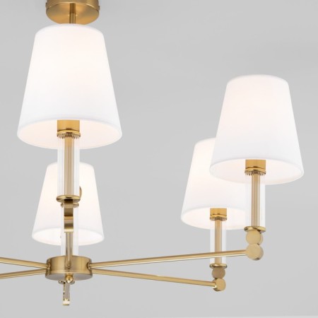 EUROSVET CONSO 60145/6, E14, 6x40W, 800x800x550 mm, brass color, brass-1