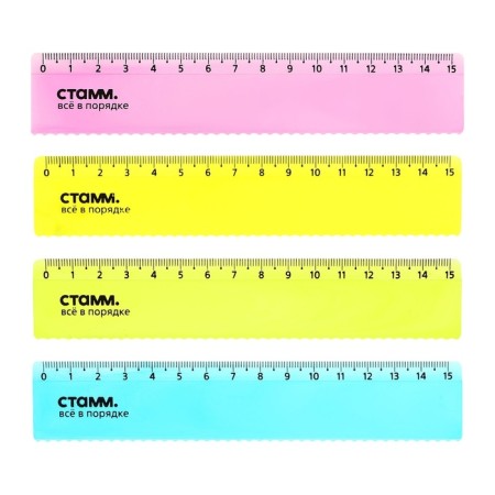 The line of 15 cm Istanm "Neon Cristal", with a wavy edge, mix