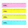 The line of 15 cm Istanm "Neon Cristal", with a wavy edge, mix