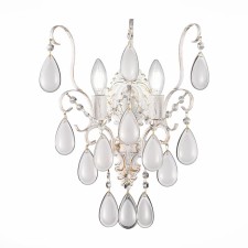 Wall lamp EVOLUCE. Sle160301-02. Magonza. 2x60 watts, E14, 25.5x43 cm, golden color