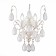 Wall lamp EVOLUCE. Sle160301-02. Magonza. 2x60 watts, E14, 25.5x43 cm, golden color