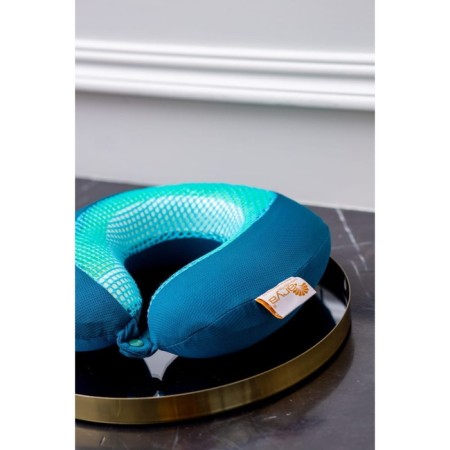 Pillow with gel insert, size 28x28x7.6 cm, green color-4