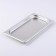 Gastrootiness 1/3 of stainless steel, 20 mm, 32.7 × 17.6 × 2 cm, thickness 0.8 mm