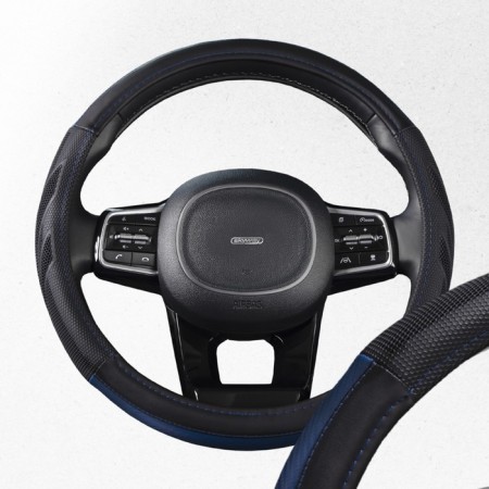 SkyWay Racer-3 m, black and blue eco-leather, S01102422