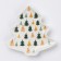 New Year. A stand for a tea bag "Winter Forest", 8.7 x 8.5 cm