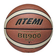 Basketball ball atemi, size 7, composite. skin, 12 panels, BB900N, district 75-78, glued 105307