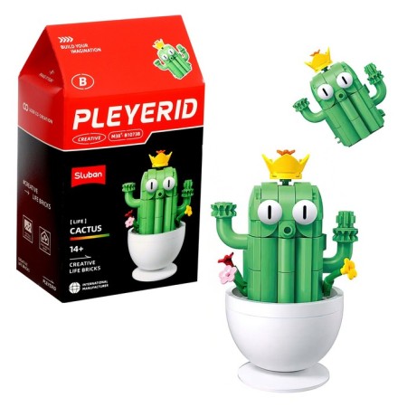 Designer "Flowers in a pot", 6 species, mix-3