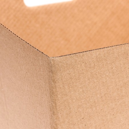 The bottom for the national box, for large bouquets, trapezoid, brown, 27 x 38 x 42 cm-2
