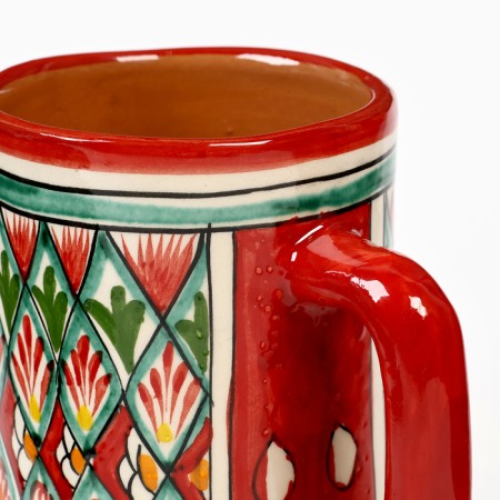 Mug Rishtan ceramics "patterns" 500 ml, red-2