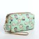 Lightning cosmetic bag, green color