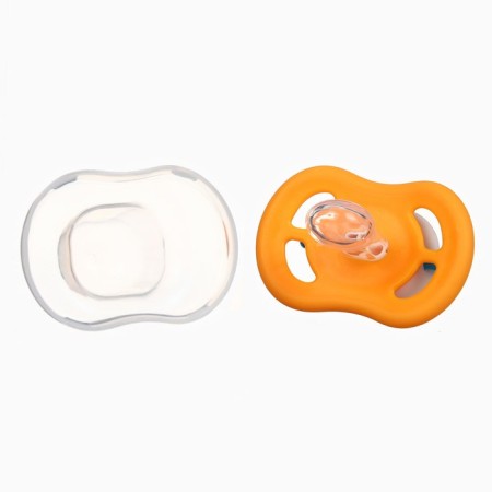 Nipple - anatomical dummy "turtle", +6 months, color yellow-5