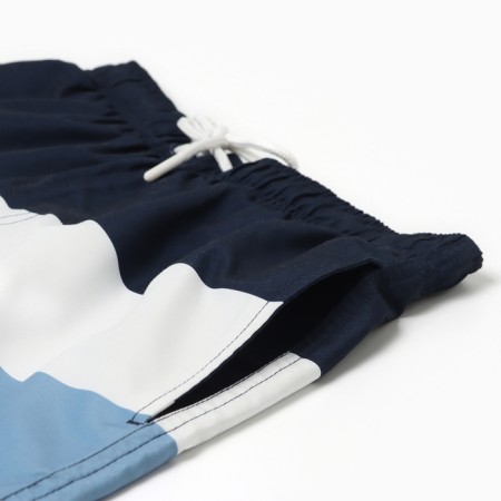 Male sports shorts, dark blue /white /blue, size 54 (xxl)-5