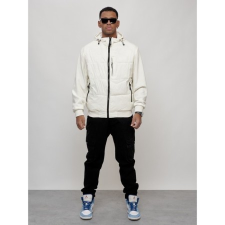 Sports male jacket, size 50, white color