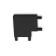 Ambrella Connector Corner for the Magnetic Ultra Slim GV1116 BK overhead busbar.