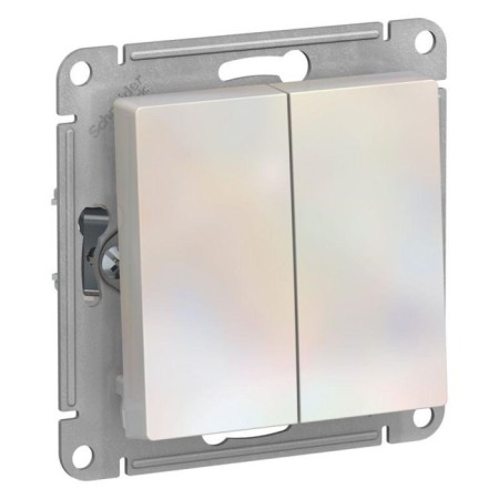 Sche Atlasdesign Sche ath -2465 switch mechanism, 2 key, joint venture, 10a, ip20, pearl color 954809