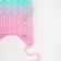 Hat for girls, pink/blue color, size 47-50 cm