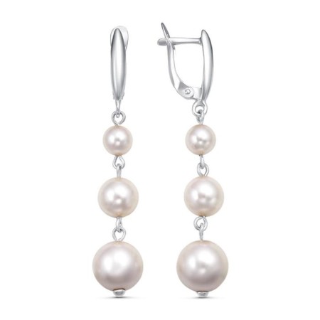 Earrings "Pearl of Plums" Post -sister